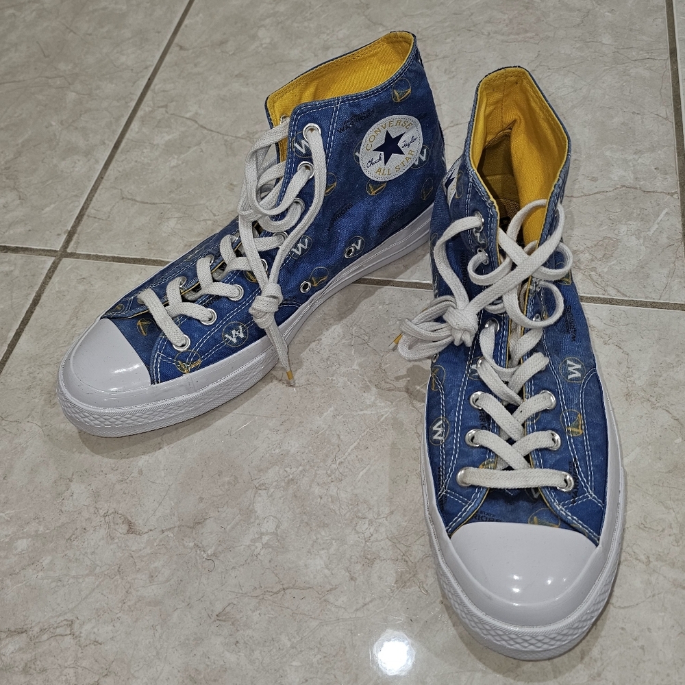 Chuck Taylor  golden state warriors converse shoes
